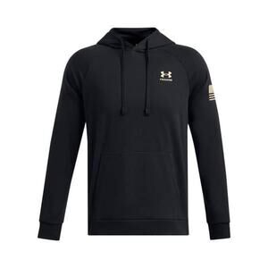 Men's Under Armour Freedom Flag Hoodie Large Black